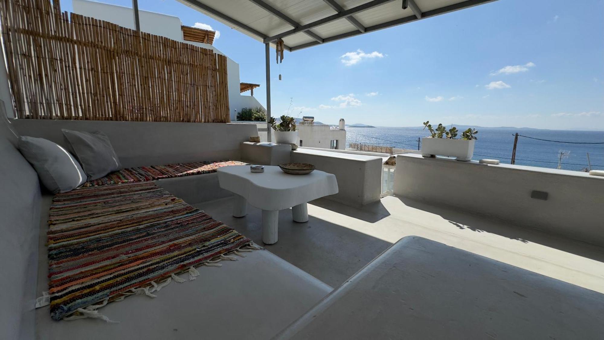 Apartamento Mykonos Tourlos Nests - Sea View Escape Exterior foto