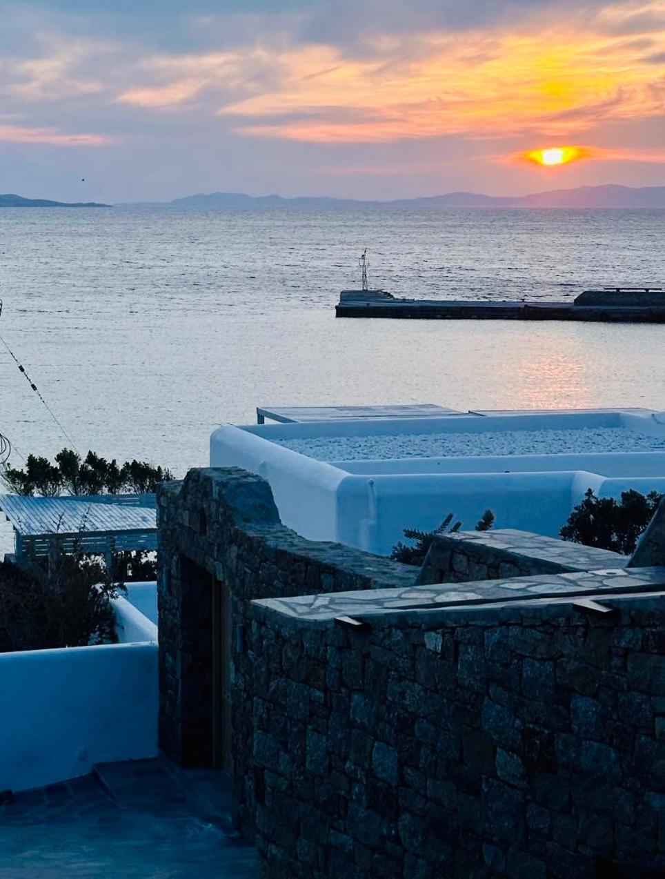 Apartamento Mykonos Tourlos Nests - Sea View Escape Exterior foto