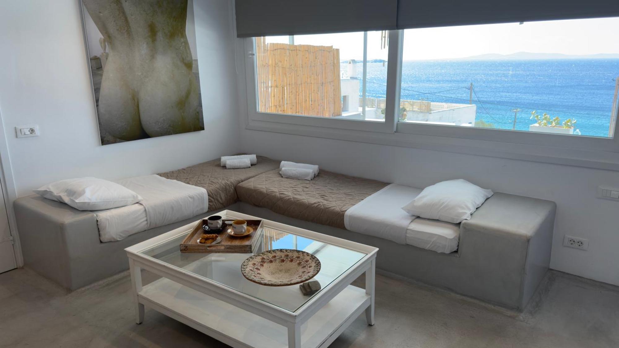 Apartamento Mykonos Tourlos Nests - Sea View Escape Exterior foto