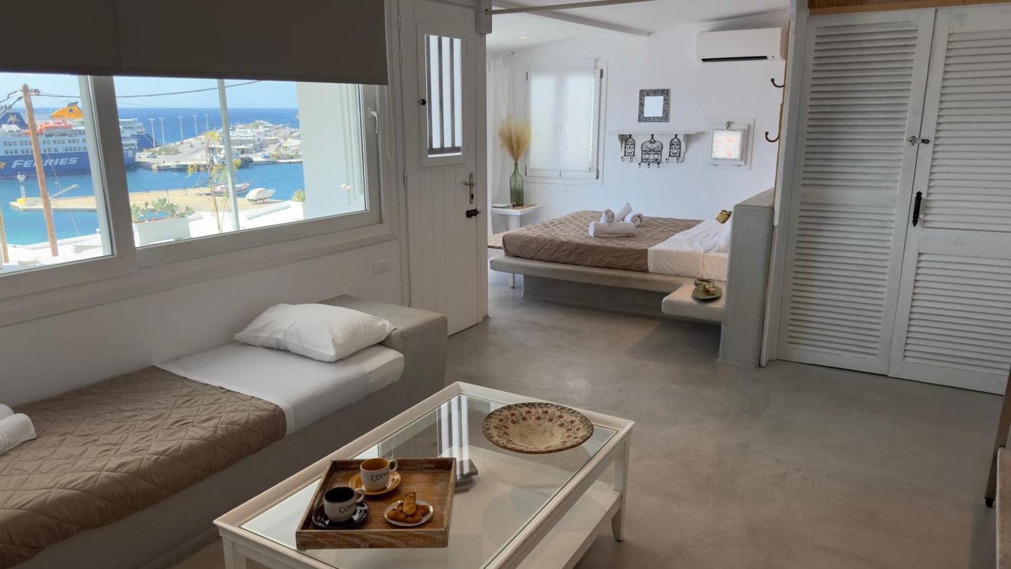 Apartamento Mykonos Tourlos Nests - Sea View Escape Exterior foto