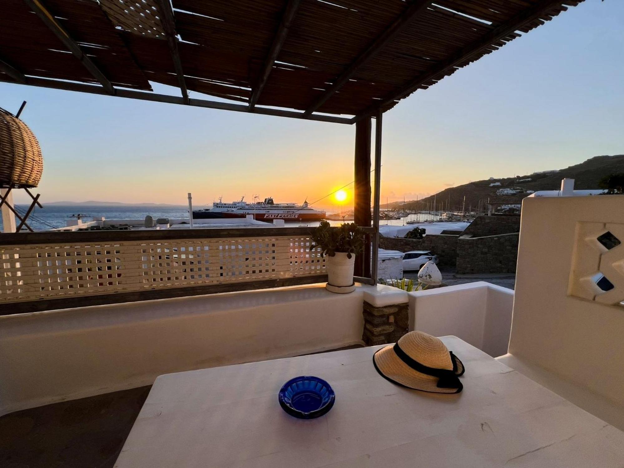 Apartamento Mykonos Tourlos Nests - Sea View Escape Exterior foto