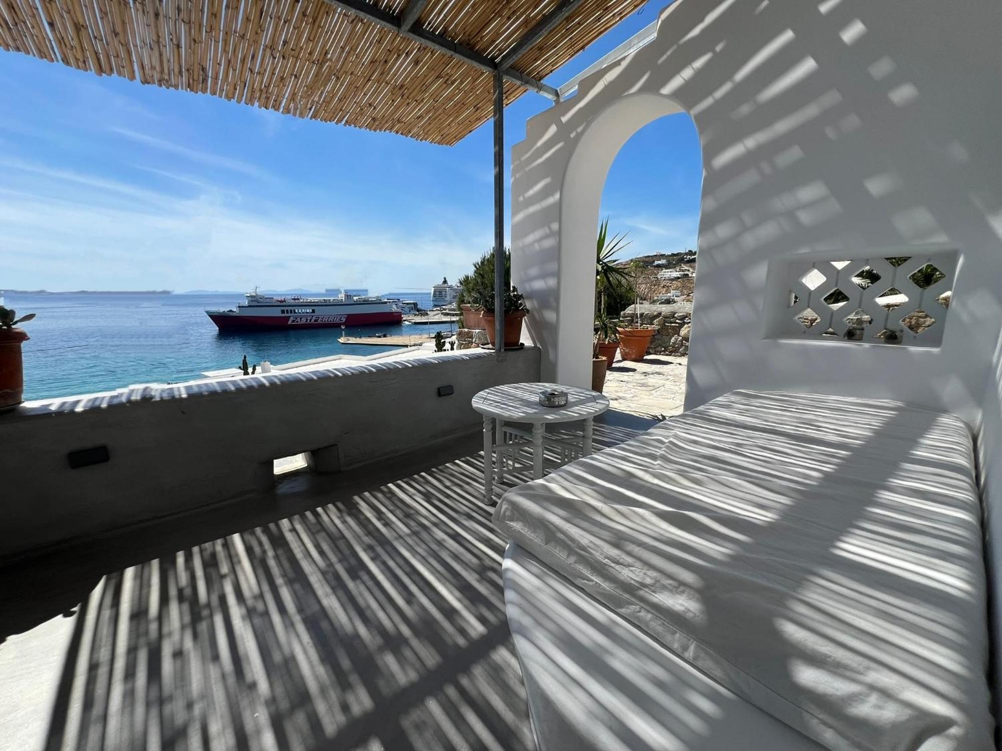 Apartamento Mykonos Tourlos Nests - Sea View Escape Exterior foto