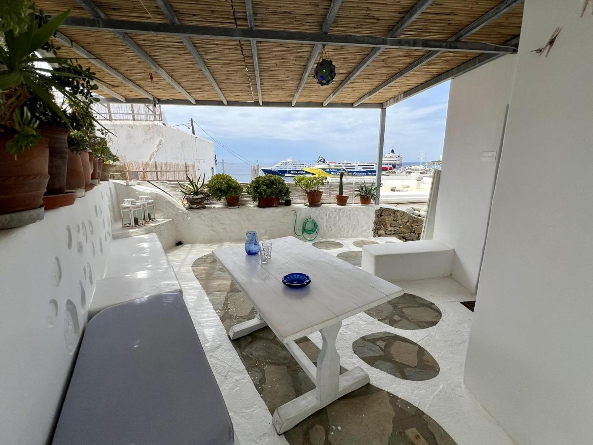 Apartamento Mykonos Tourlos Nests - Sea View Escape Exterior foto