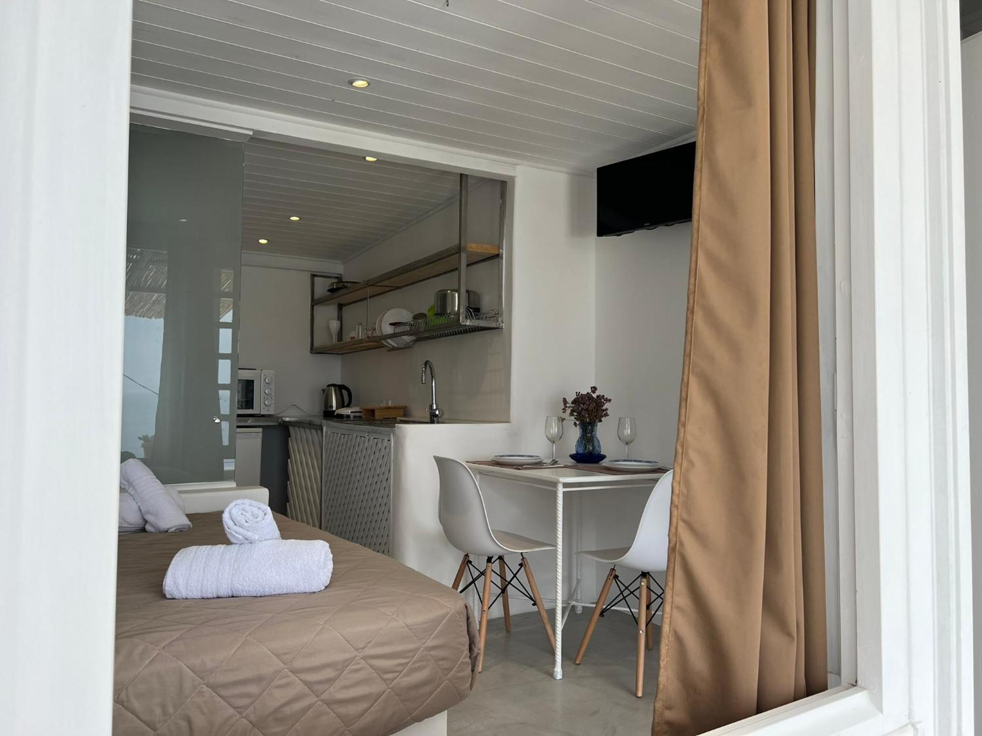 Apartamento Mykonos Tourlos Nests - Sea View Escape Exterior foto