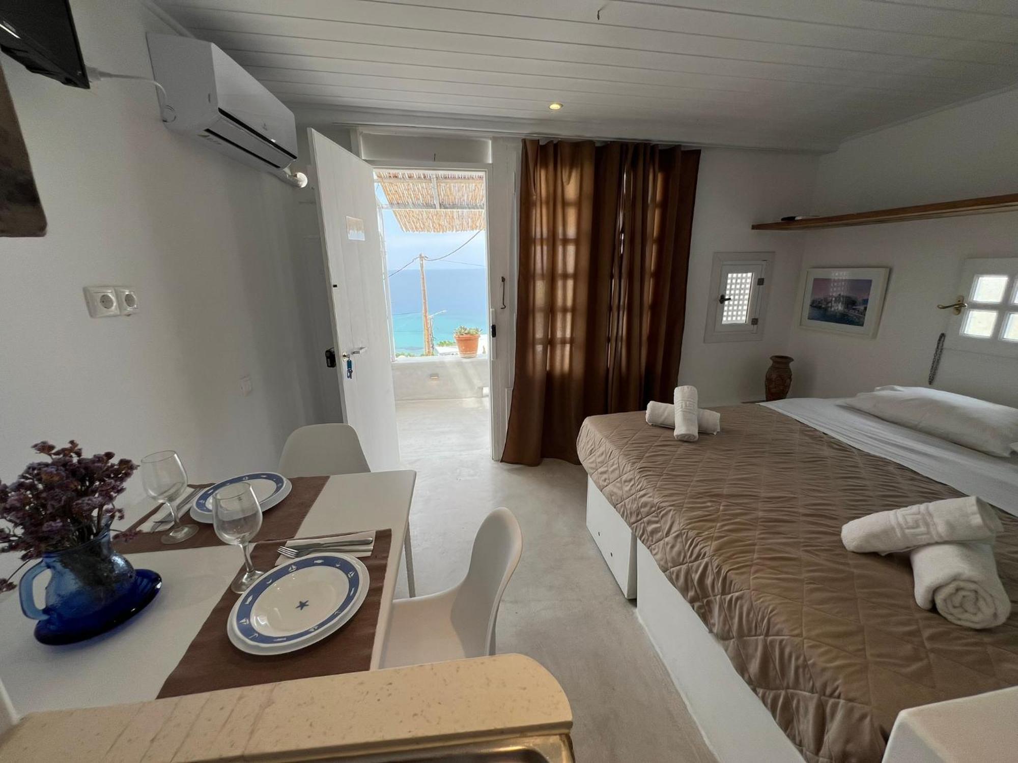 Apartamento Mykonos Tourlos Nests - Sea View Escape Exterior foto