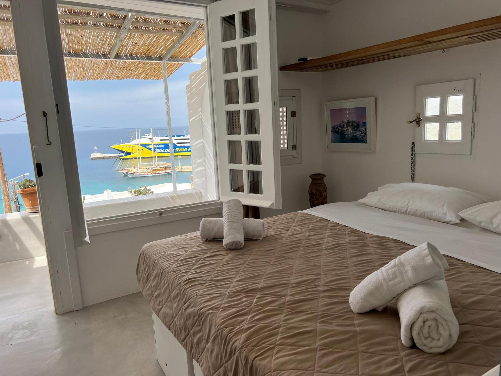 Apartamento Mykonos Tourlos Nests - Sea View Escape Exterior foto