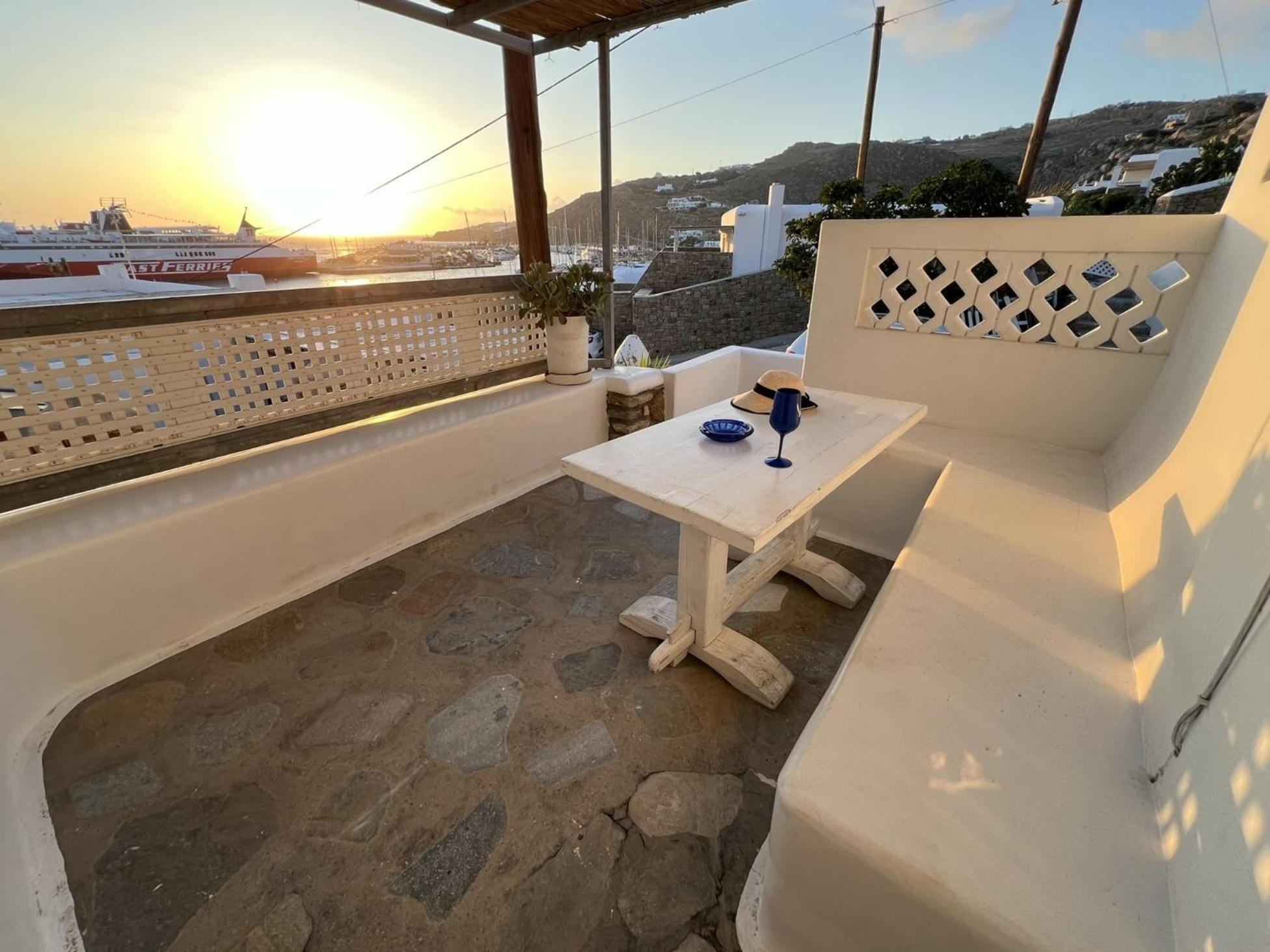 Apartamento Mykonos Tourlos Nests - Sea View Escape Exterior foto