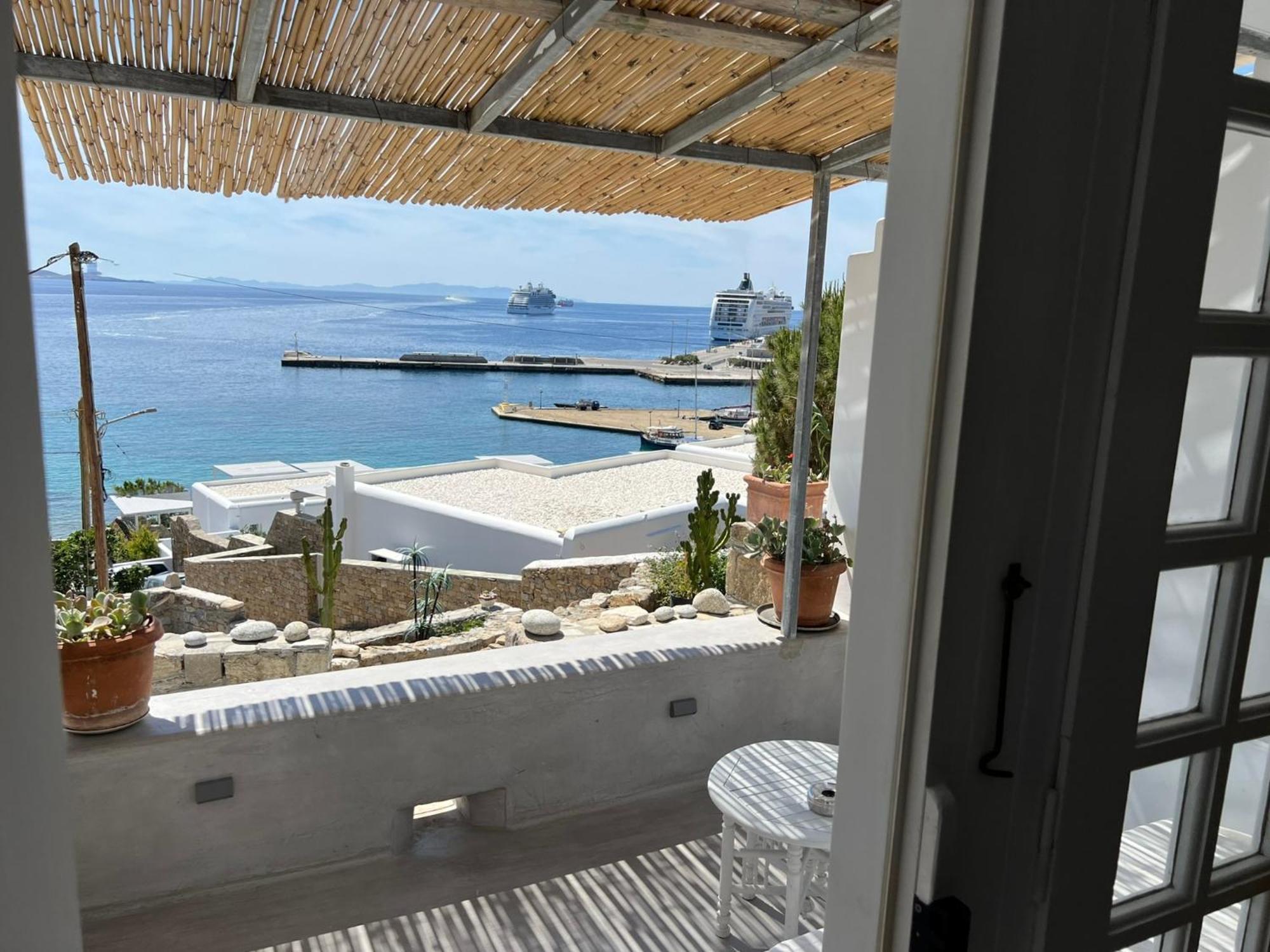 Apartamento Mykonos Tourlos Nests - Sea View Escape Exterior foto