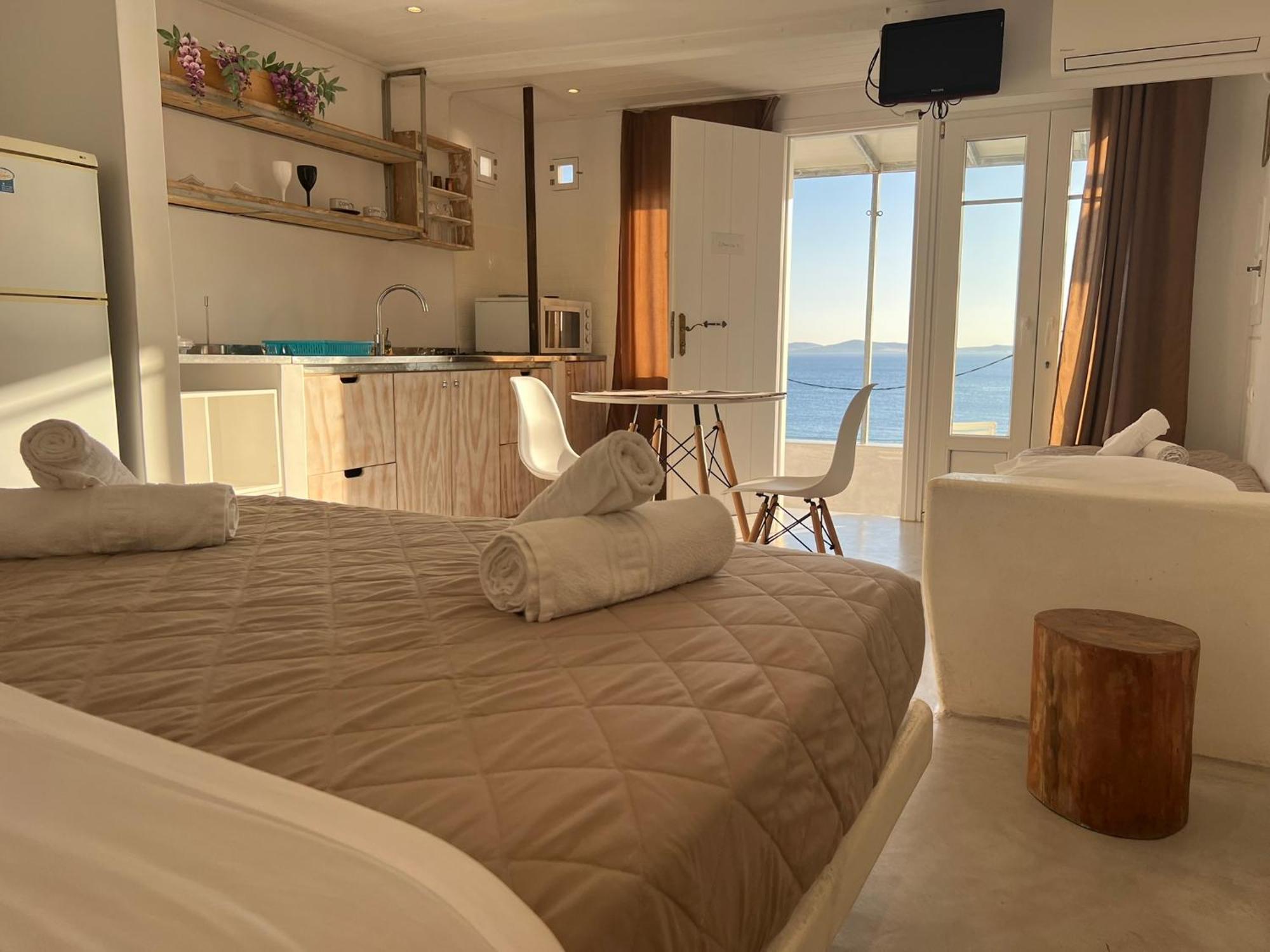 Apartamento Mykonos Tourlos Nests - Sea View Escape Exterior foto