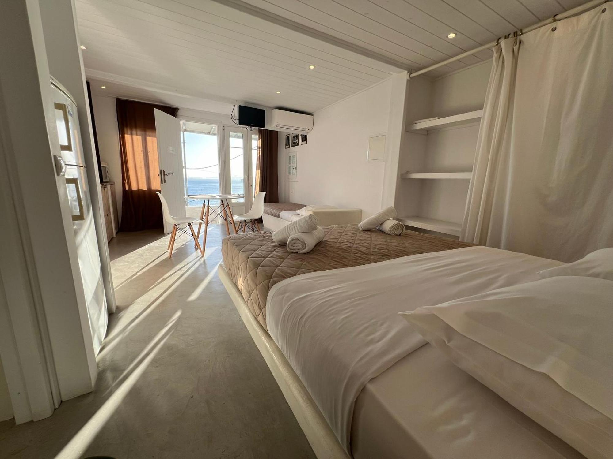 Apartamento Mykonos Tourlos Nests - Sea View Escape Exterior foto